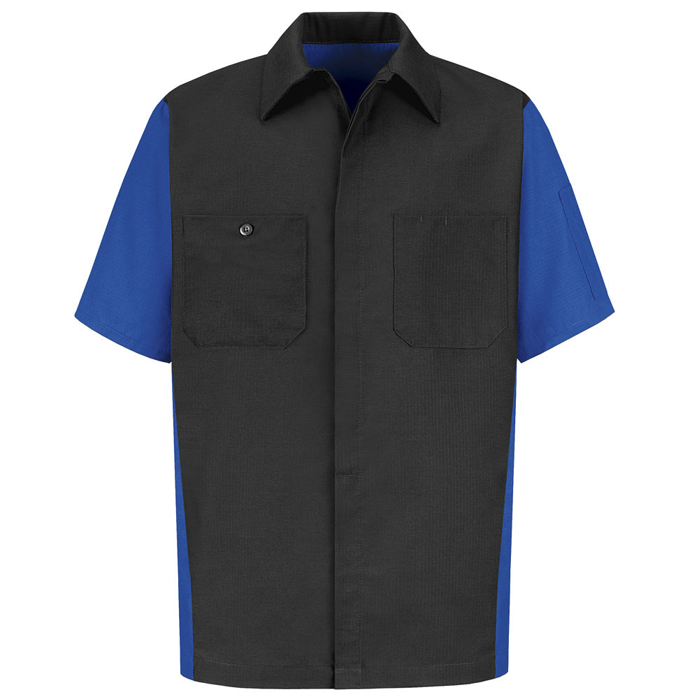 Red Kap Crew Shirt SY20 - Charcoal / Royal Blue-eSafety Supplies, Inc