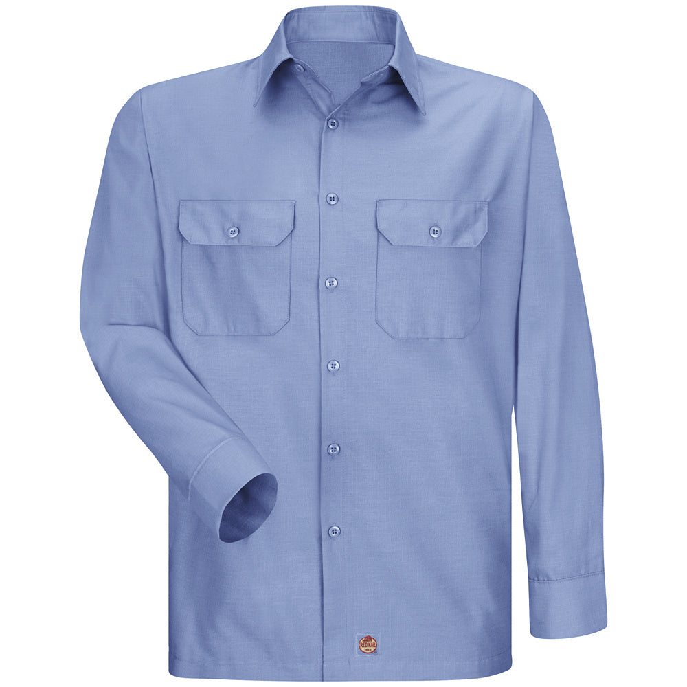 Red Kap Men's Solid Rip Stop Shirt SY50 - Light Blue-eSafety Supplies, Inc