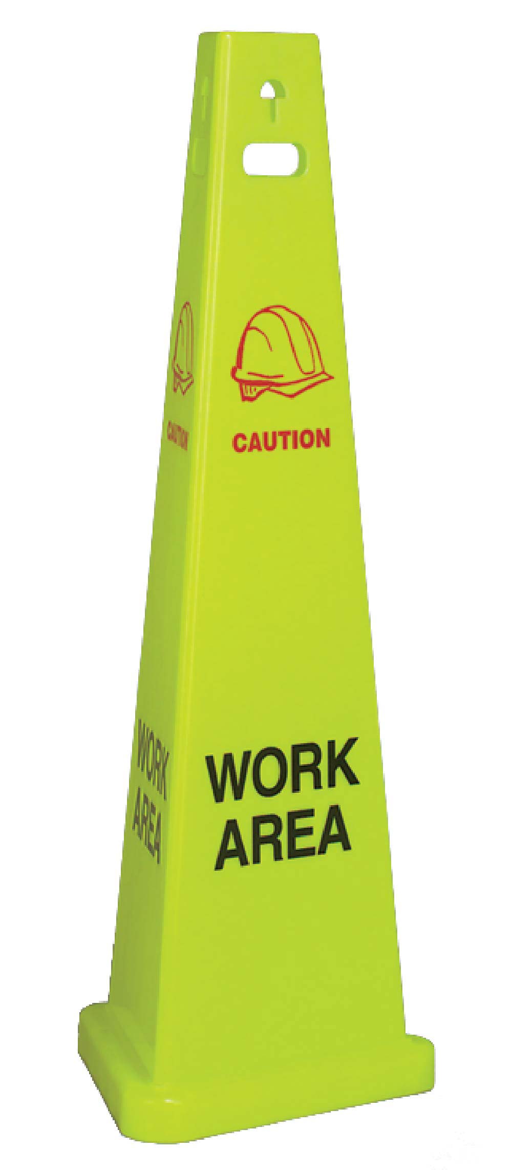 Work Area Trivu 3-Sided Safety Cone - Case of 3-eSafety Supplies, Inc