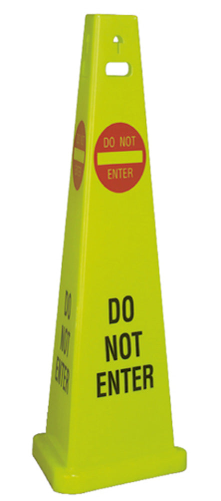 Do Not Enter Trivu 3-Sided Safety Cone-eSafety Supplies, Inc