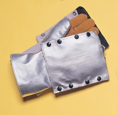 Tillman Silver And Brown Leather And Aluminized Rayon Wool Lined Aluminized Welding Glove With Gauntlet Cuff