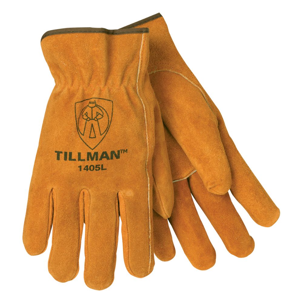 Tillman Brown Leather Unlined Drivers Gloves