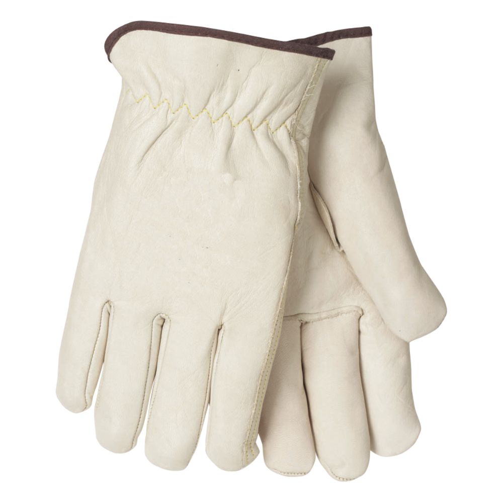 Tillman White Leather Pearl Economy Top Grain Cowhide Unlined Drivers Gloves-eSafety Supplies, Inc
