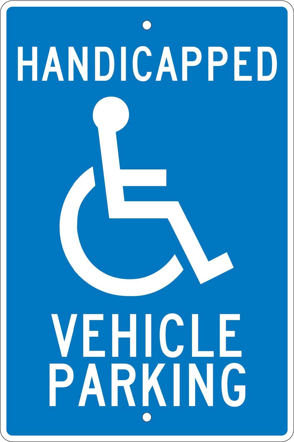 Handicapped Vehicle Parking Sign-eSafety Supplies, Inc