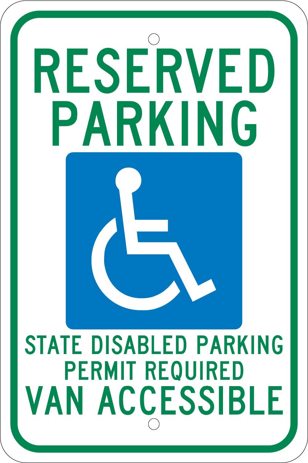 Reserved Parking Permit Required Sign-eSafety Supplies, Inc