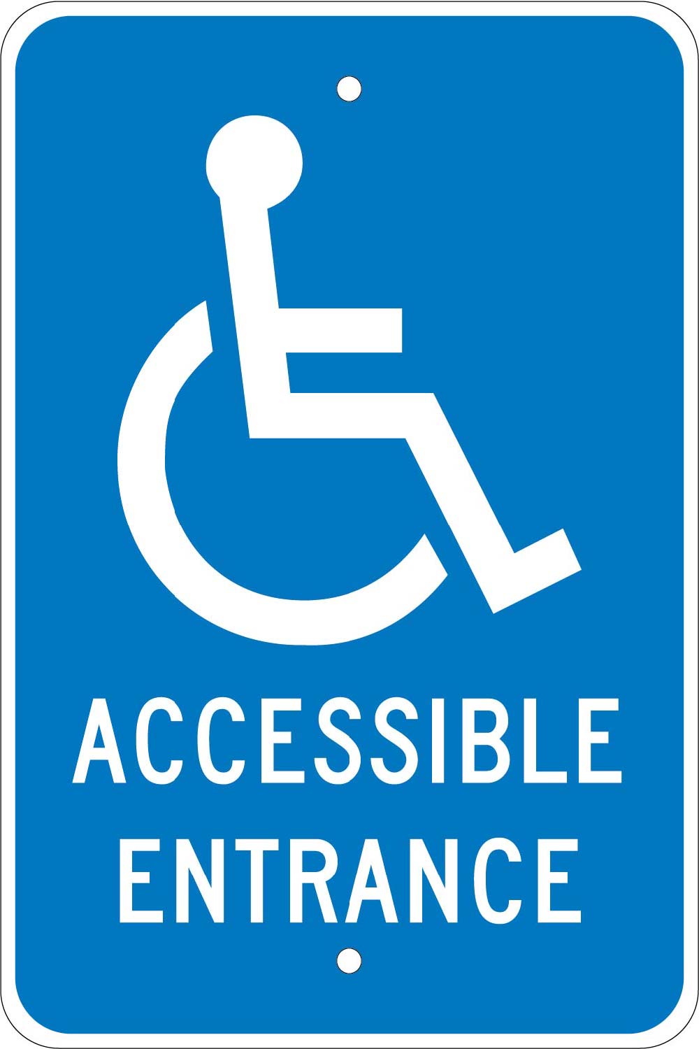 Accessible Entrance Sign-eSafety Supplies, Inc