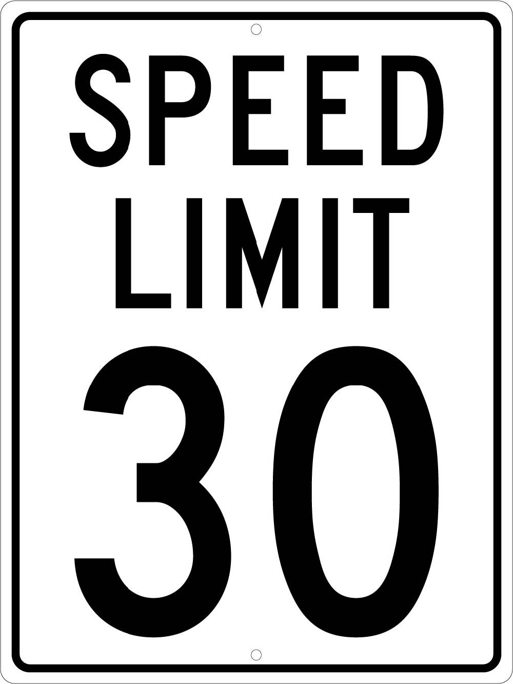 Speed Limit 30 Sign-eSafety Supplies, Inc