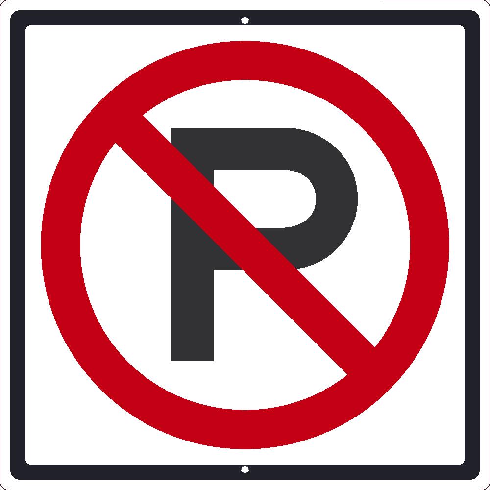 No Parking Graphic Traffic Sign-eSafety Supplies, Inc