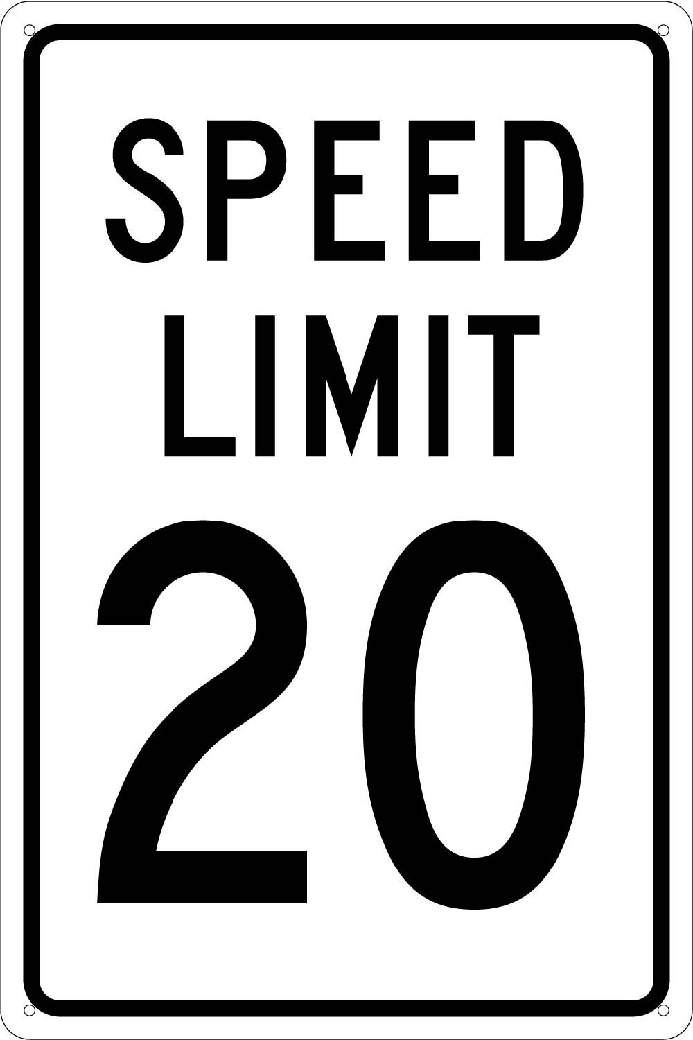 Speed Limit 20 Sign-eSafety Supplies, Inc