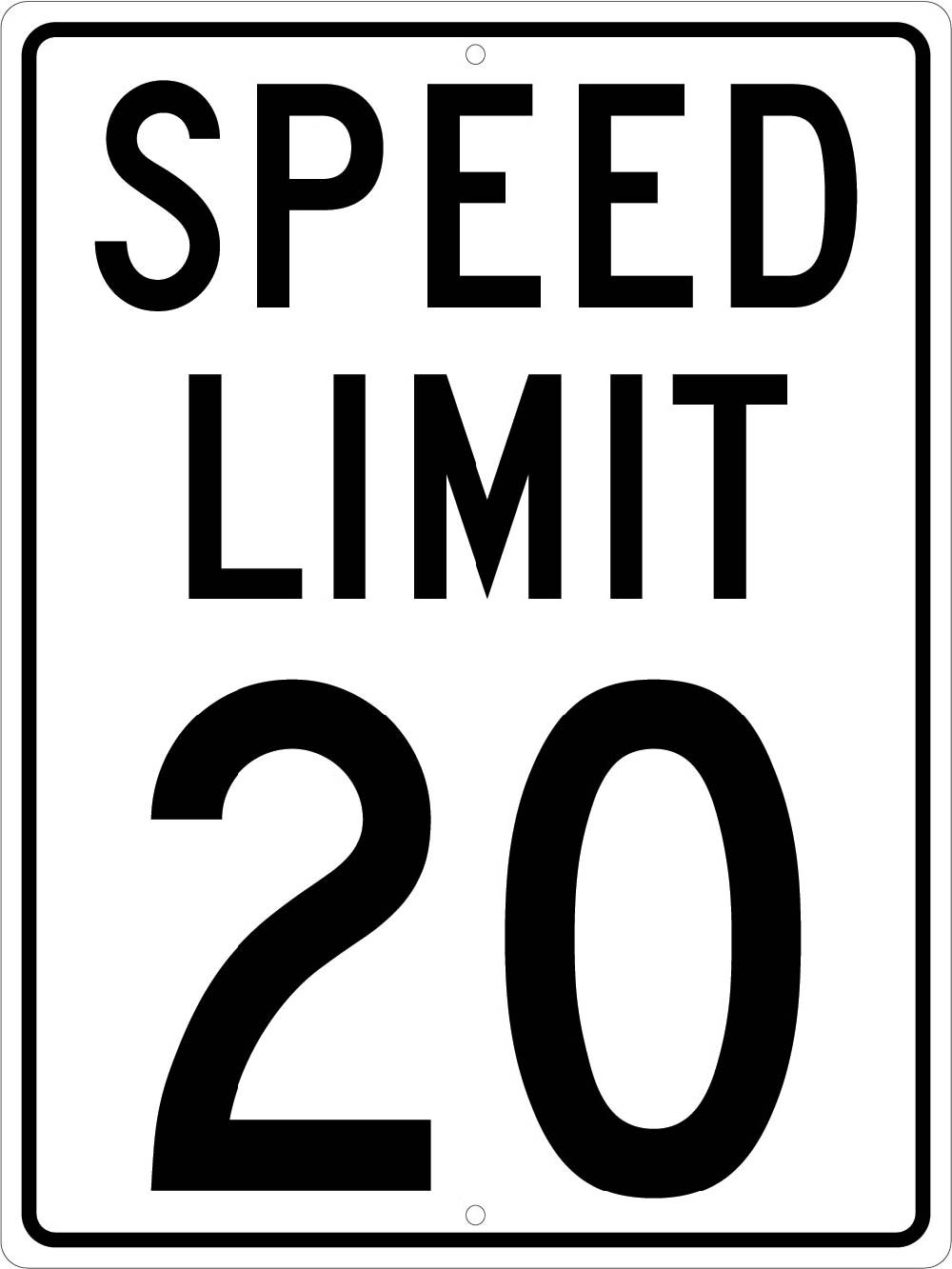 Speed Limit 20 Sign-eSafety Supplies, Inc