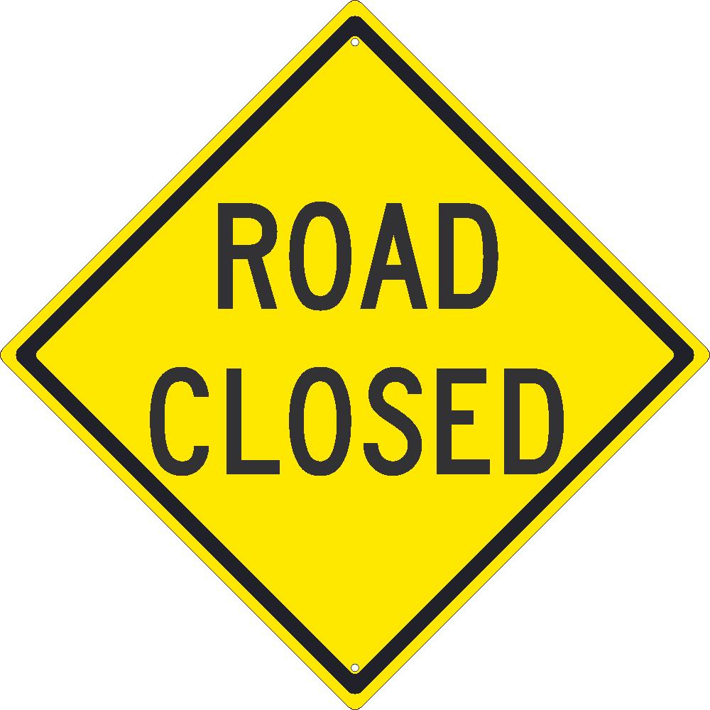 Road Closed Sign-eSafety Supplies, Inc