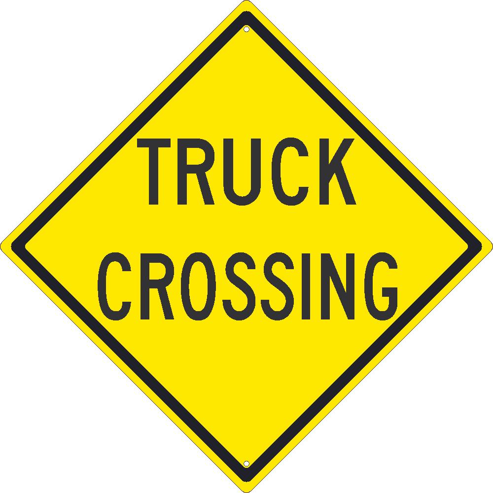 Truck Crossing Sign-eSafety Supplies, Inc