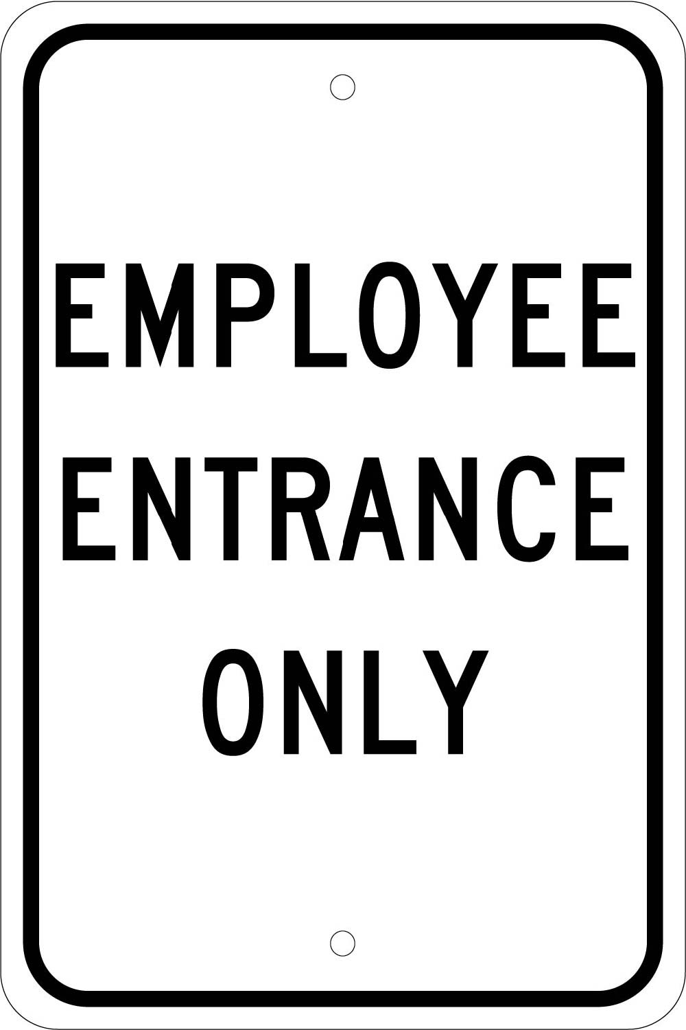 Employee Entrance Only Sign-eSafety Supplies, Inc