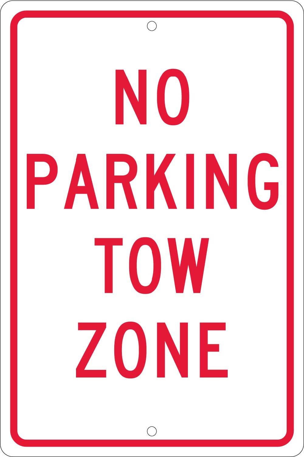 No Parking Tow Zone Sign-eSafety Supplies, Inc