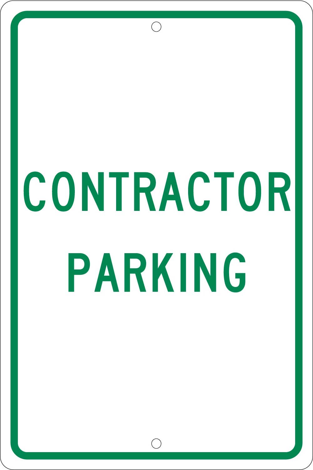 Contractor Parking Sign-eSafety Supplies, Inc