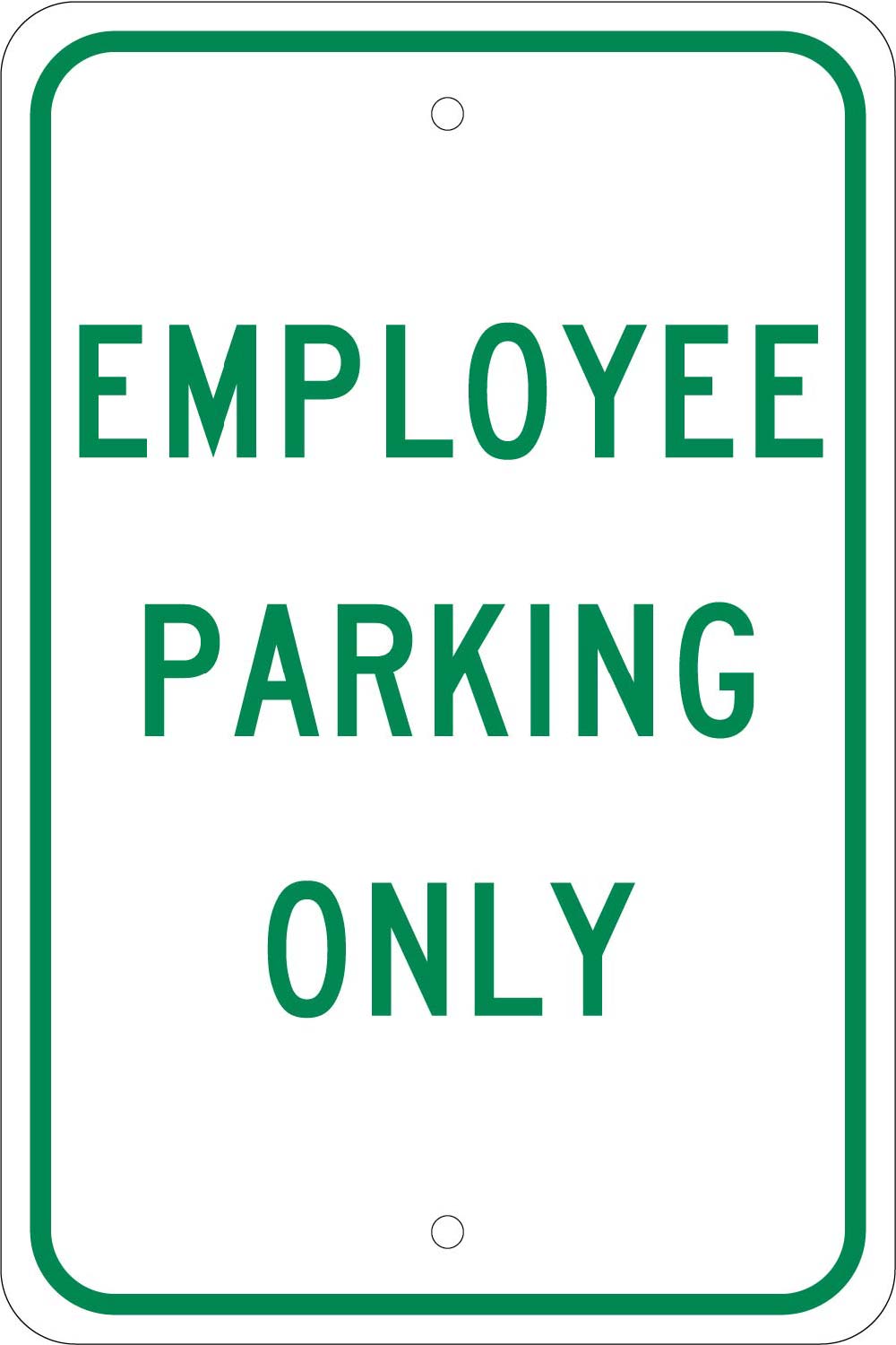 Employee Parking Only Sign-eSafety Supplies, Inc