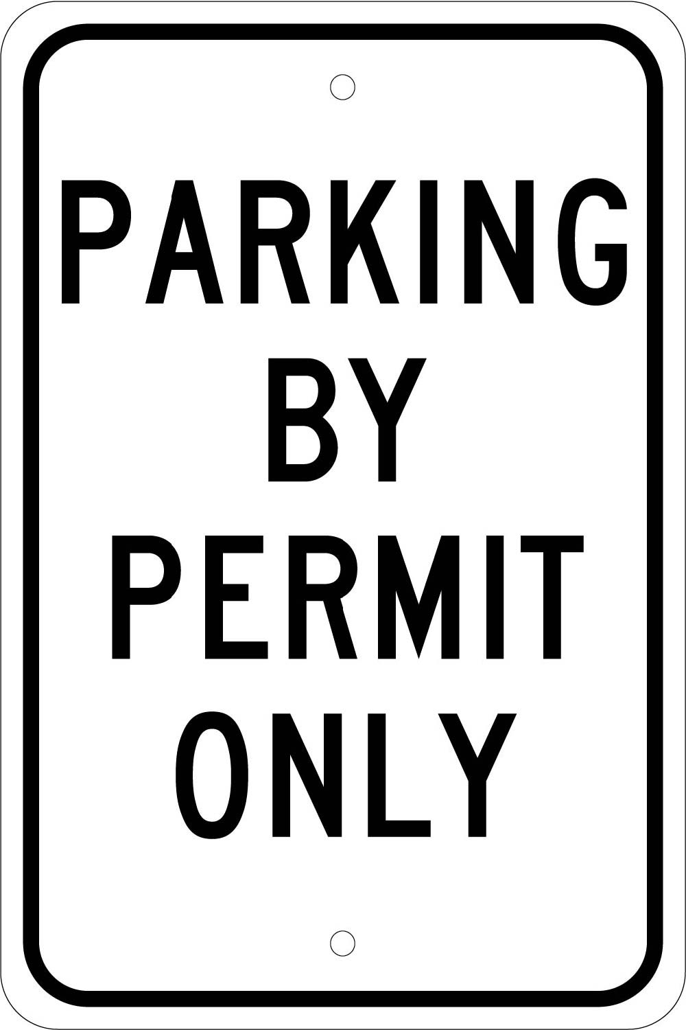 Parking By Permit Only Sign-eSafety Supplies, Inc