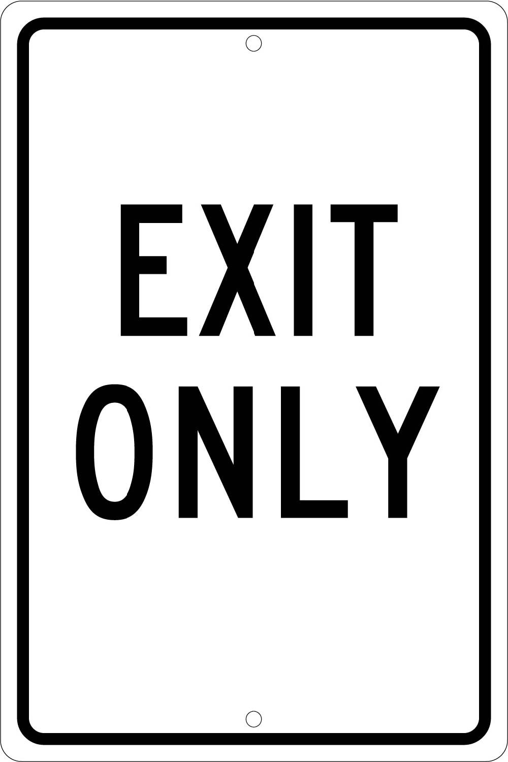 Exit Only Sign-eSafety Supplies, Inc