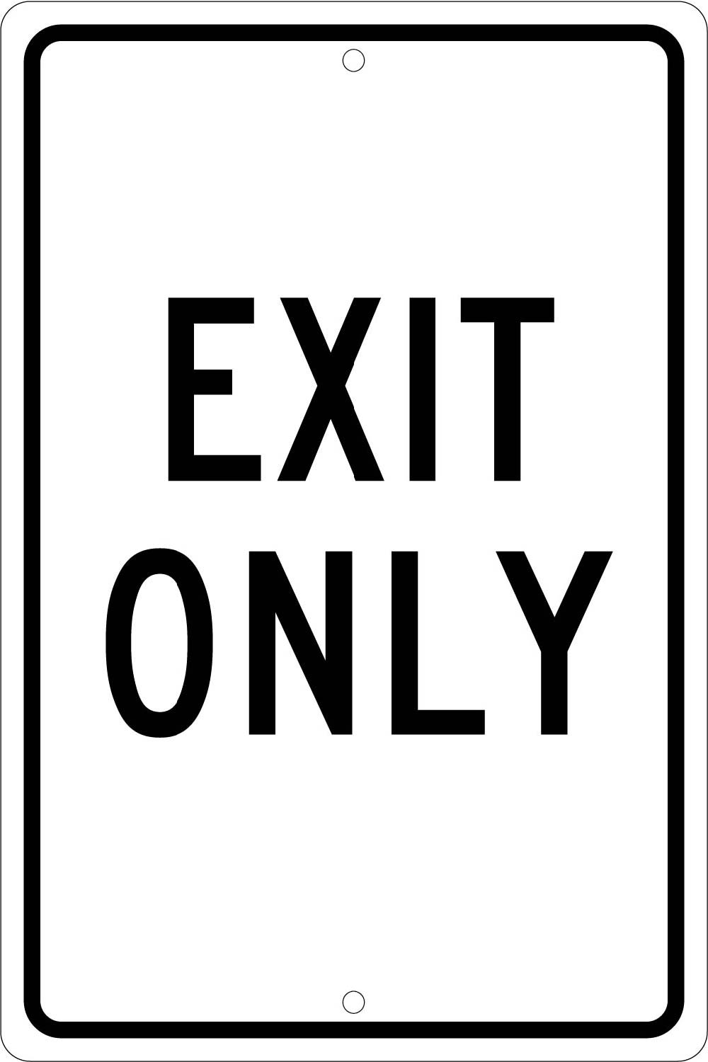 Exit Only Sign-eSafety Supplies, Inc