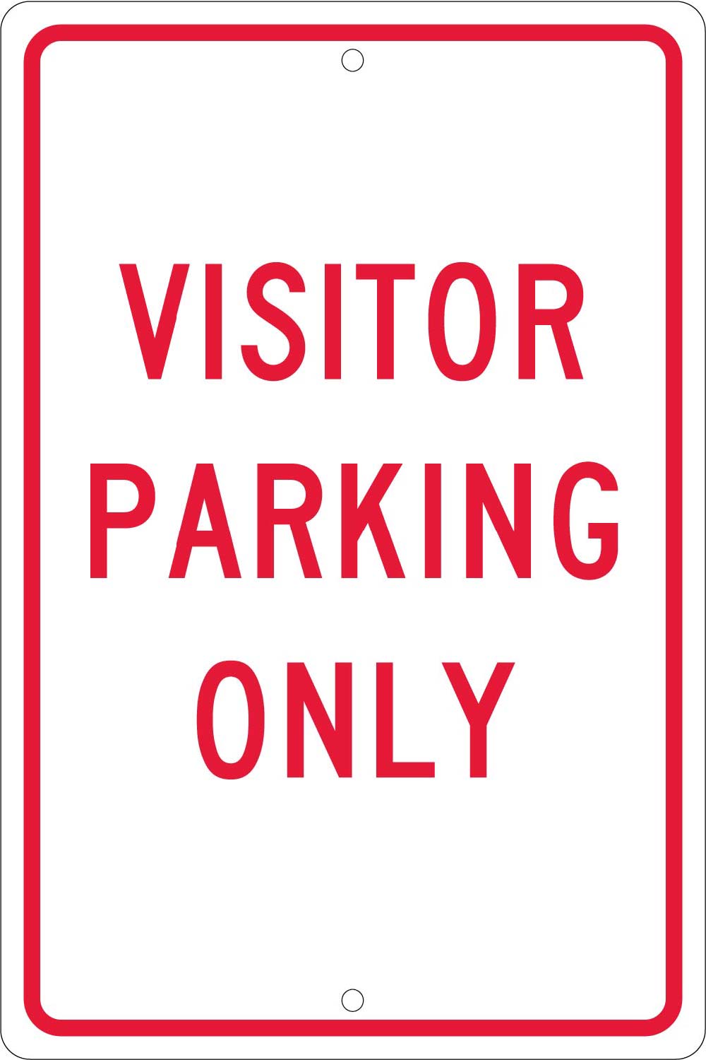 Visitor Parking Only Sign-eSafety Supplies, Inc