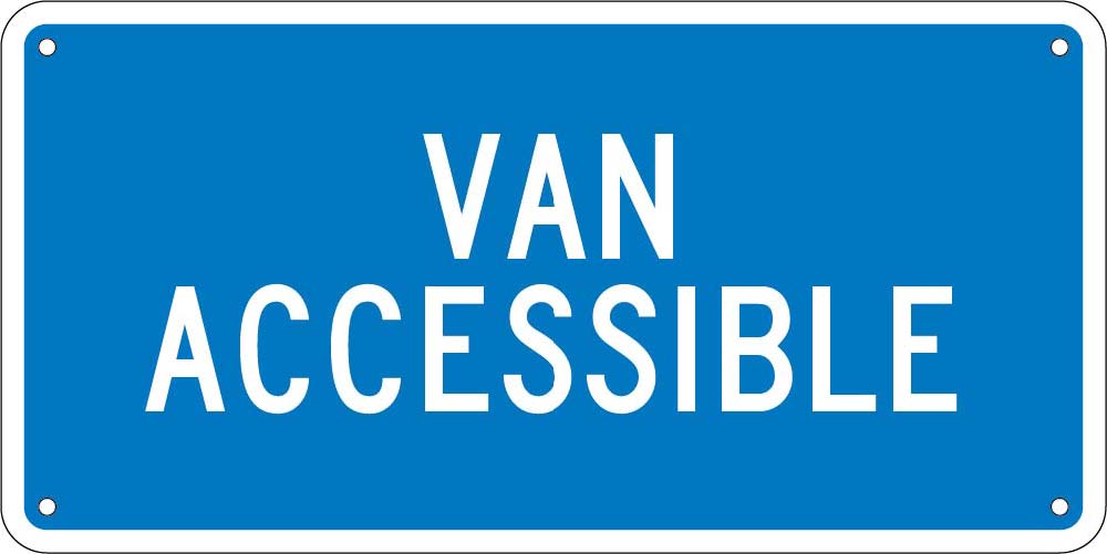 Van Accessible Sign-eSafety Supplies, Inc