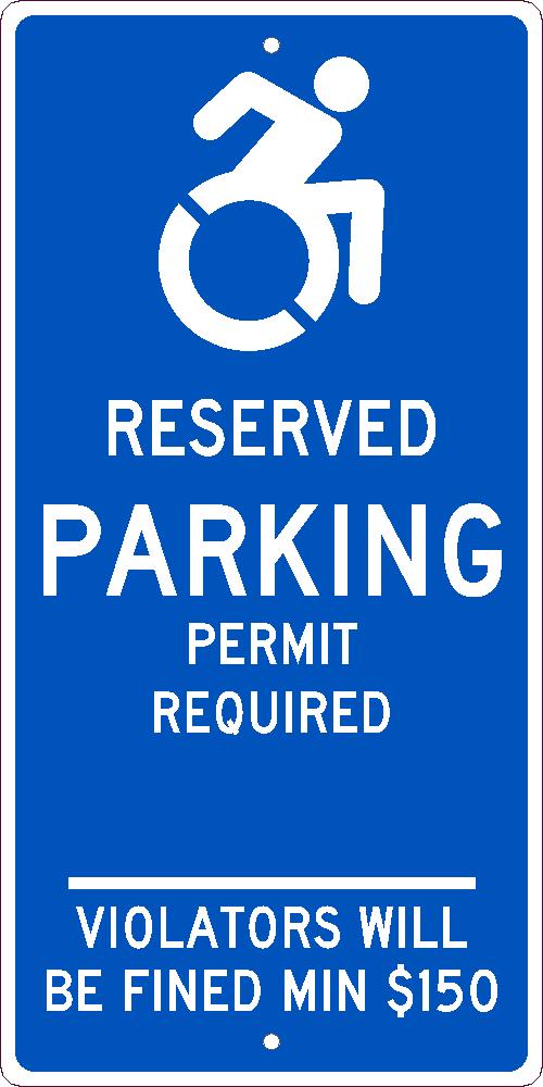 State Handicapped Parking Permit Connecticut Sign-eSafety Supplies, Inc