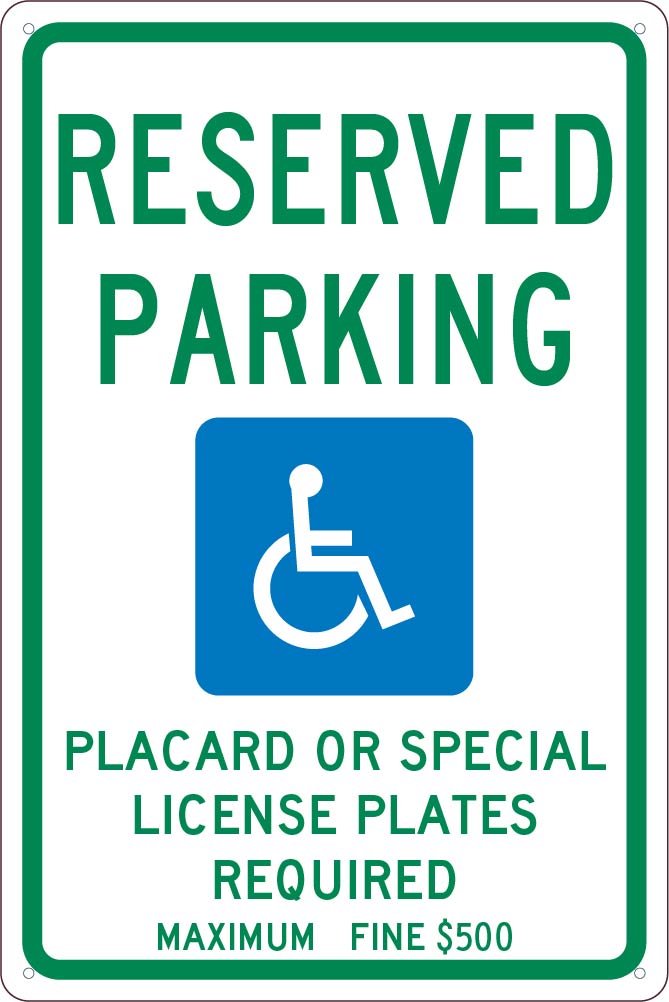 State Handicapped Reserved Parking Hawaii Sign-eSafety Supplies, Inc