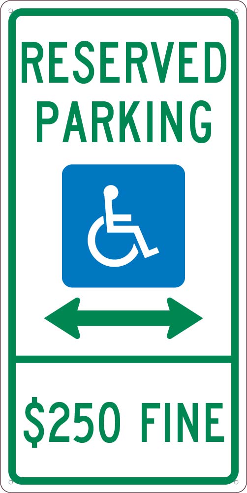 State Handicapped Reserved Parking Illinois Sign-eSafety Supplies, Inc