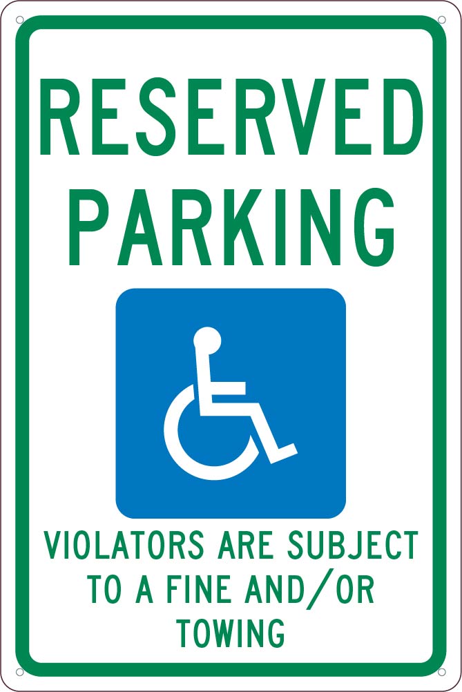 State Handicapped Reserved Parking Sign New Mexico-eSafety Supplies, Inc