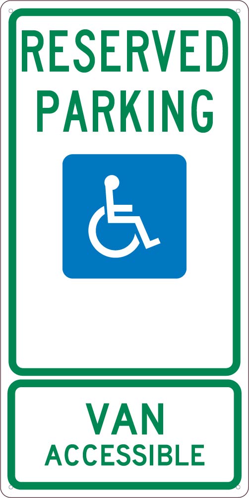 State Handicapped Reserved Parking Sign North Carolina Penalty-eSafety Supplies, Inc