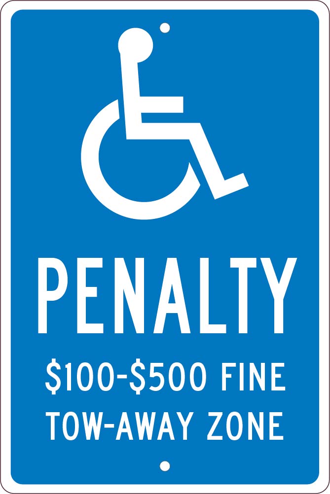 State Handicapped Reserved Parking Sign Virginia-eSafety Supplies, Inc