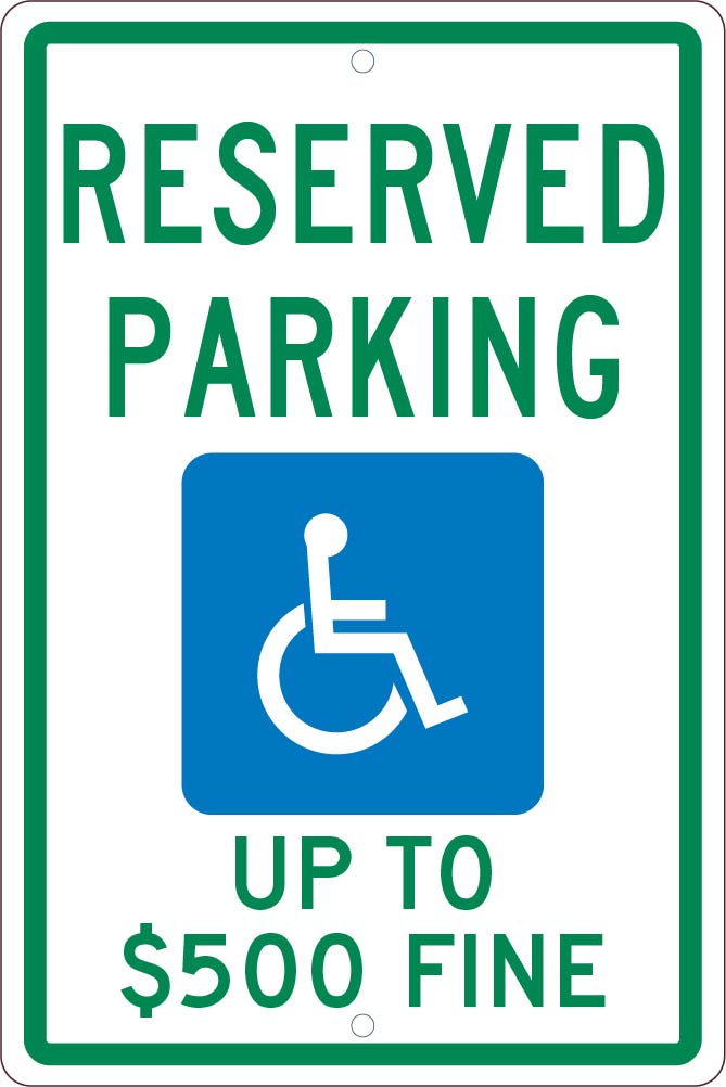 State Handicapped Reserved Parking Sign West Virginia-eSafety Supplies, Inc