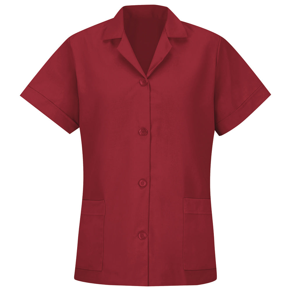 Red Kap Women's Smock Loose Fit Short Sleeve TP23 - Red-eSafety Supplies, Inc