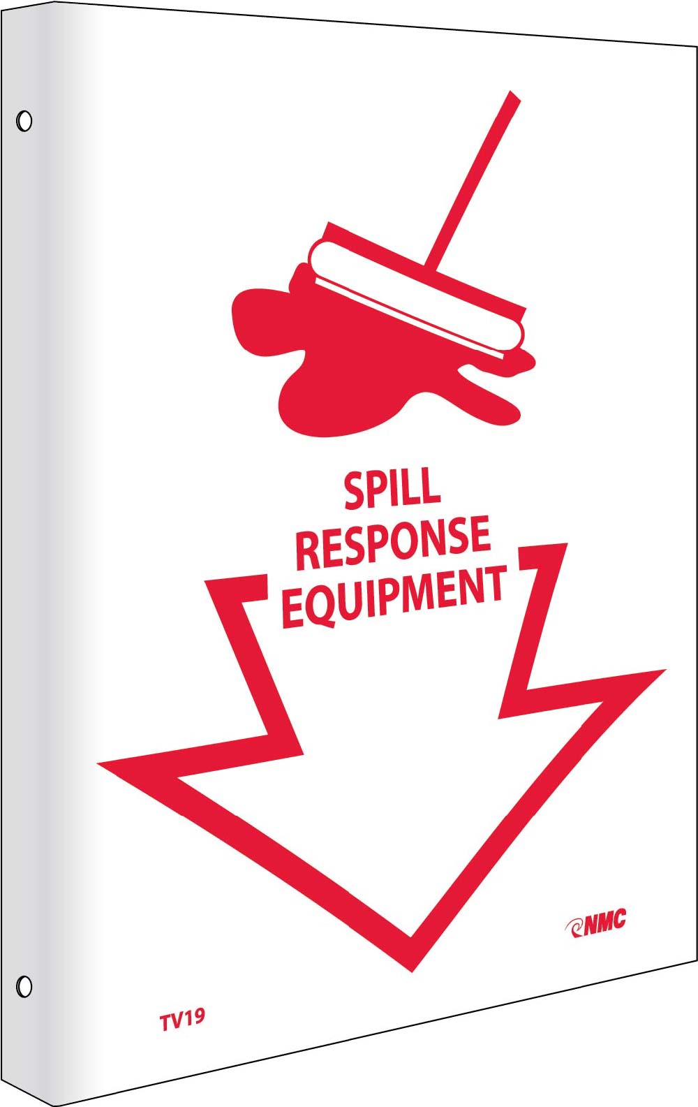 2-View Spill Response Equipment Sign-eSafety Supplies, Inc