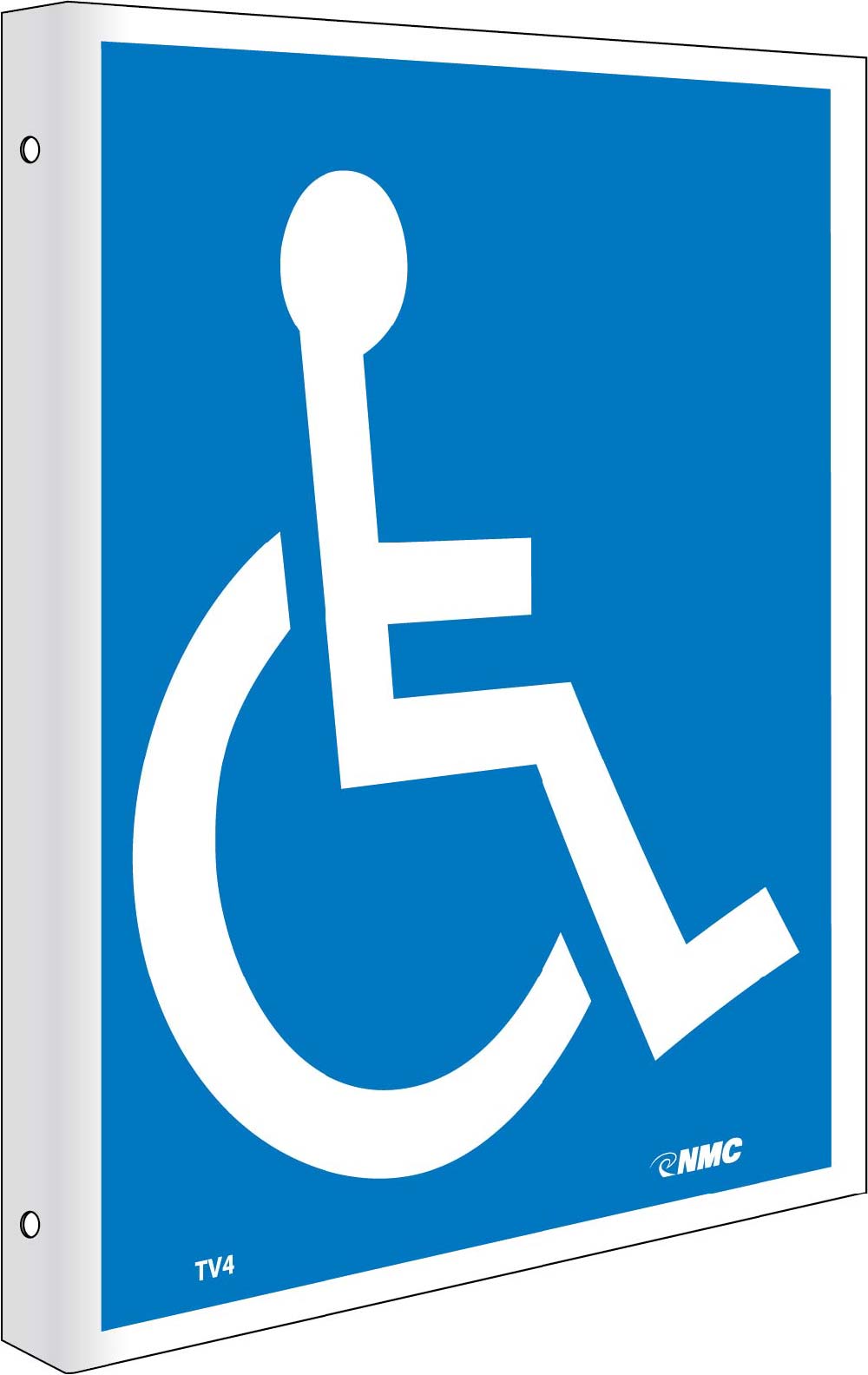 2-View Handicapped Sign-eSafety Supplies, Inc