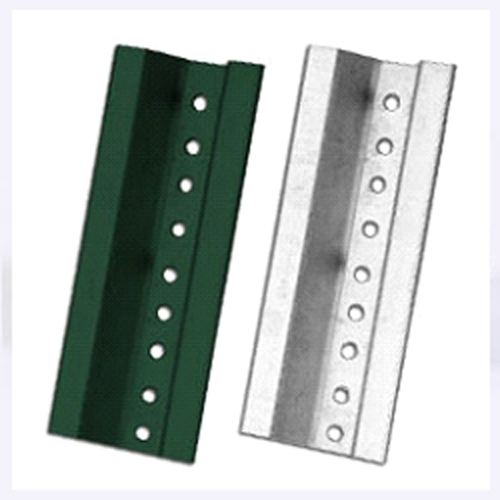3 Ft Break Away U Channel Galvanized Steel Sign Post,2#, Punched With 3/8 Dia. Holes 1 In. On Center Full Length - UP32-eSafety Supplies, Inc