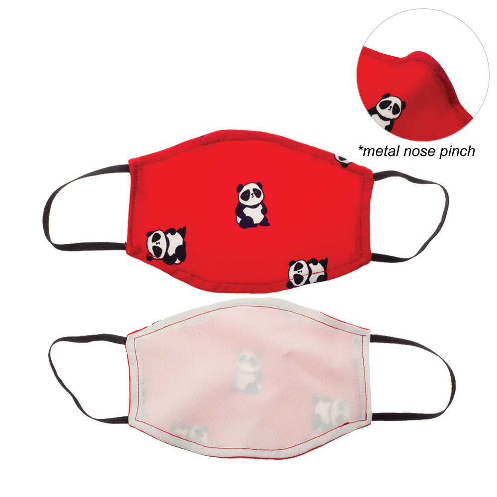 V-Masks Reusable Personal Mask Pattern Design (1-Mask) - Panda Youth-eSafety Supplies, Inc