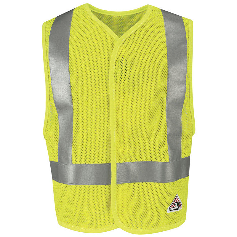 Bulwark - Hi-Visibility Flame-Resistant Mesh Safety Vest-eSafety Supplies, Inc