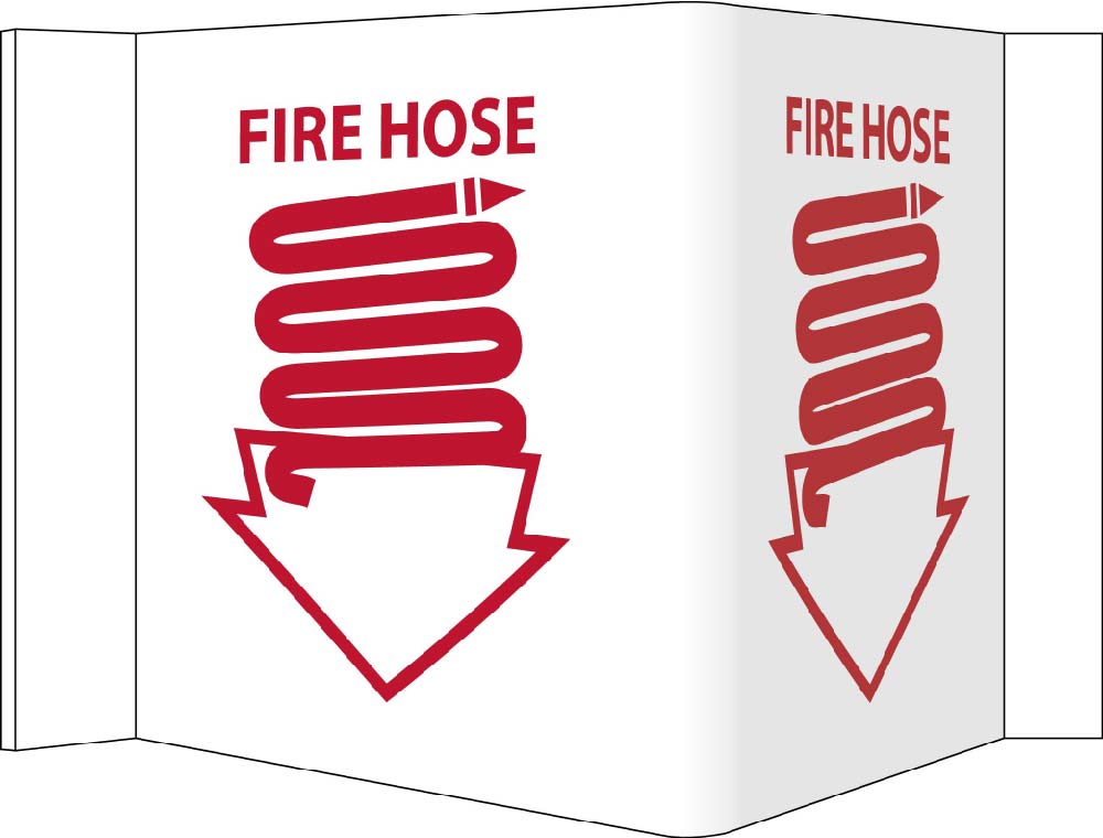 Fire Hose Sign-eSafety Supplies, Inc