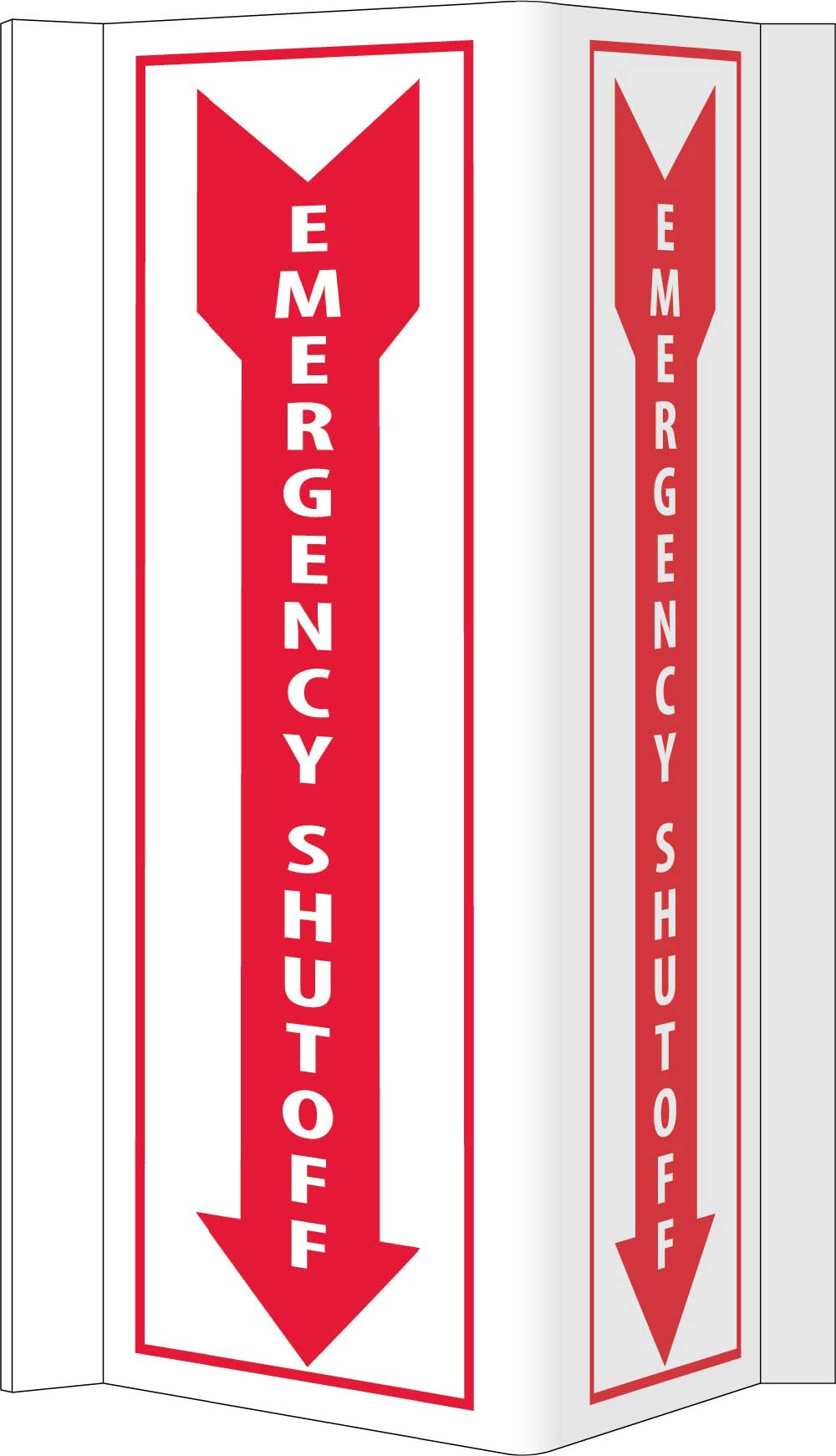 Emergency Shut Off Sign-eSafety Supplies, Inc