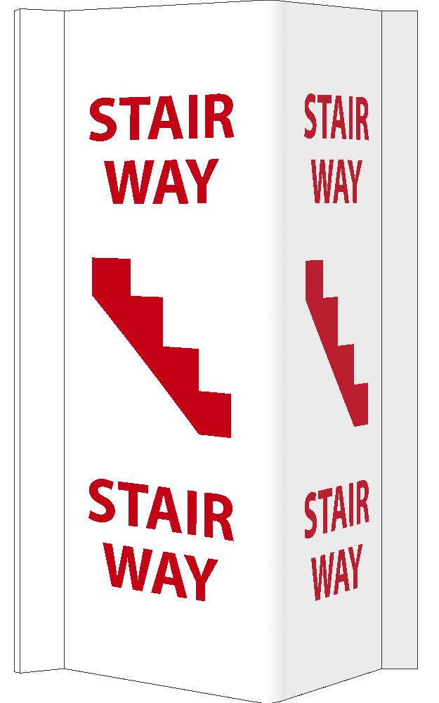 Stairway Sign-eSafety Supplies, Inc