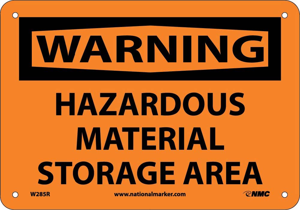 Warning Hazardous Material Storage Area Sign-eSafety Supplies, Inc
