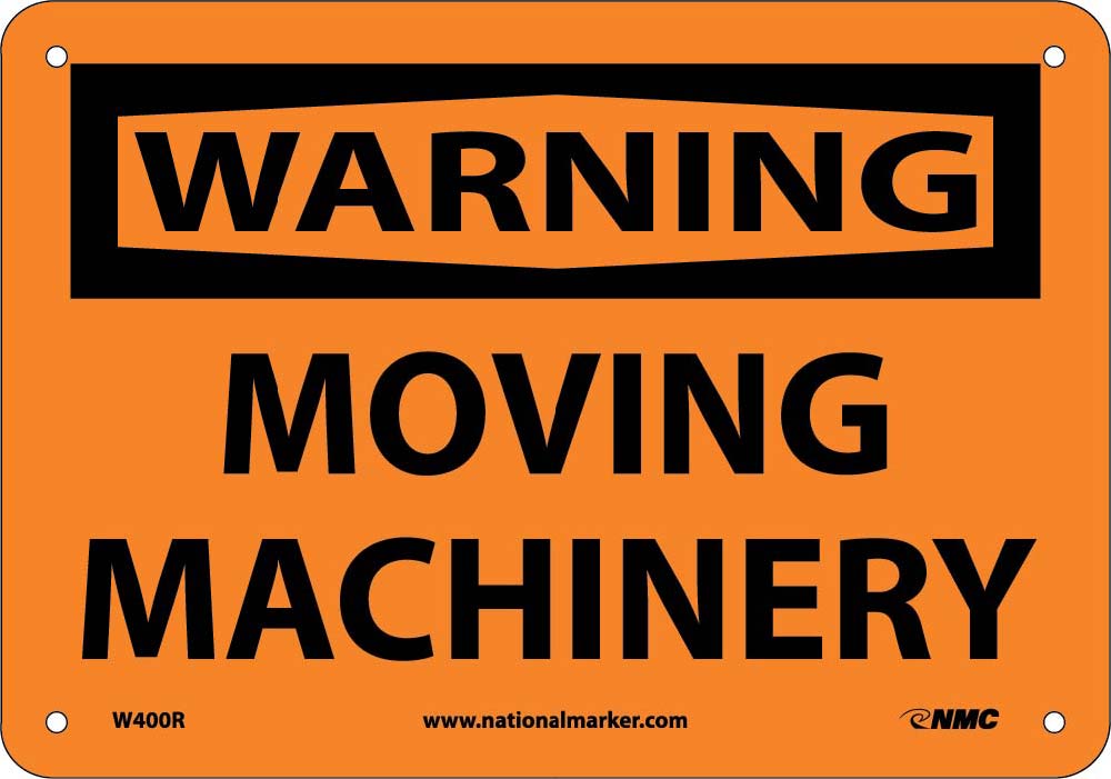 Warning Moving Machinery Sign-eSafety Supplies, Inc