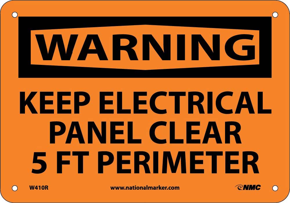 Keep Electrical Panel Clear 5Ft Sign-eSafety Supplies, Inc