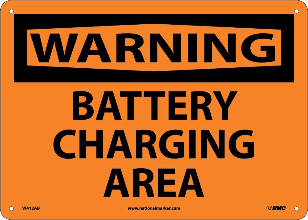 Battery Charging Area Sign-eSafety Supplies, Inc