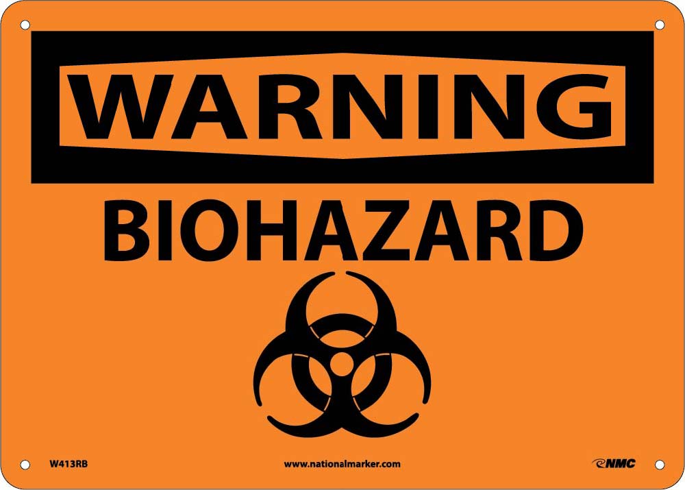 Warning Biohazard Sign-eSafety Supplies, Inc