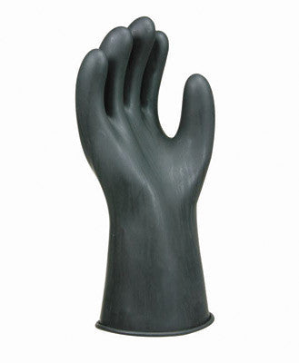SALISBURY By Honeywell Size 11 Black 11" Type I Natural Rubber Class 00 Low Voltage Electrical Insulating Linesmen's Gloves With Straight Cuff