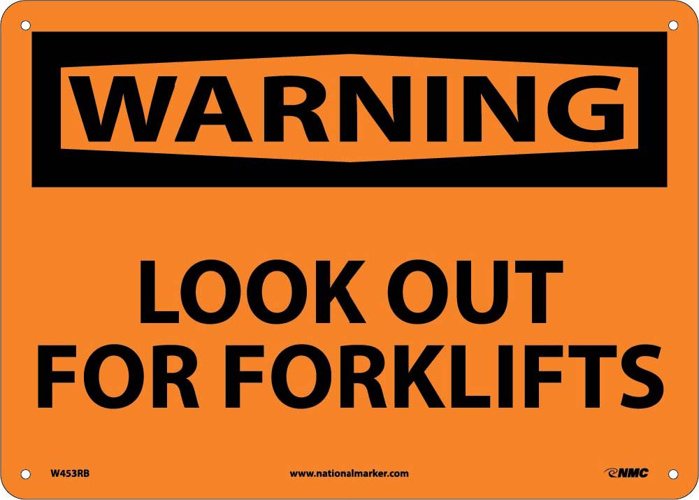 Warning Look Out For Forklifts Sign-eSafety Supplies, Inc