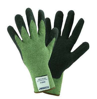 West Chester 2X Black AndGreen PosiGrip Cut Resistant Gloves With Extended Cuff, Kevlar And Steel Lined And Microfoam Nitrile Coating-eSafety Supplies, Inc