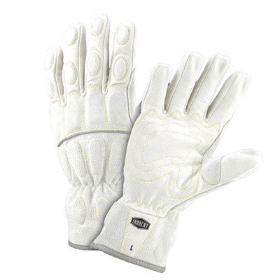 West Chester Large Ironcat Full Finger Buffalo And Cow Leather And Kevlar Mechanics Gloves With Foam Padding And Wing Thumb